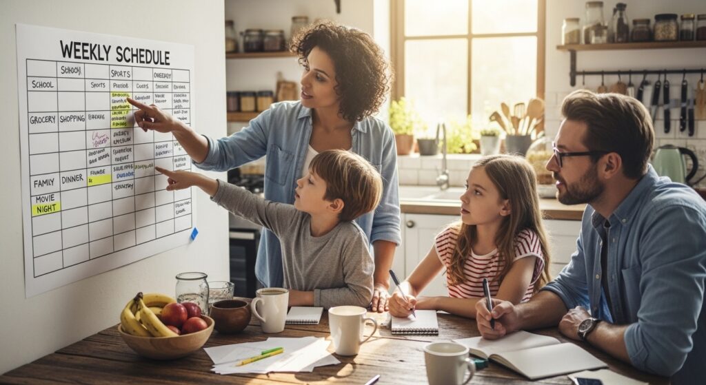 How to Build a Simple Weekly Family Routine That Actually Works
